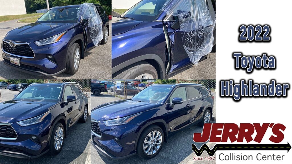 collision repair Toyota Highlander